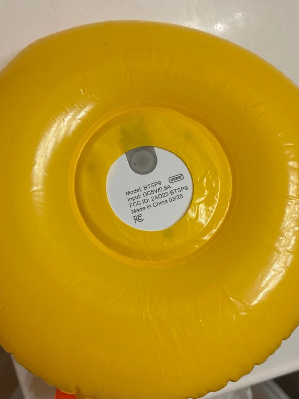 Yellow Inflatable Duck with Speaker - Home Party Supplies